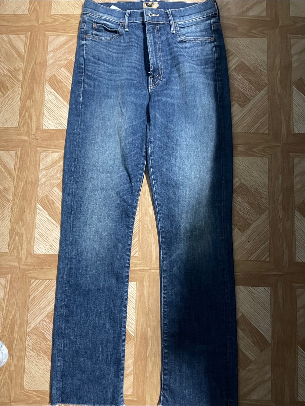 Mother high waisted - Rascal ankle Frey, Color - whattcha got cookin Size 26